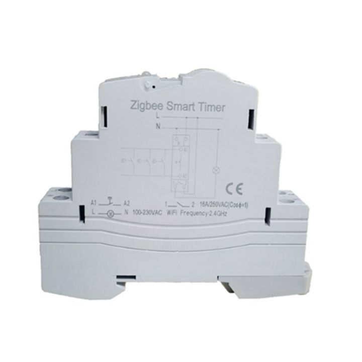 1-pcs-tuya-smart-life-zigbee-circuit-breaker-din-rail-1p-single-pole-dry-contact-timer-white