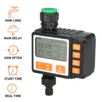 BO YIN KKmoon 3 Separate Programs Water Timer 3in Large Screen IP65 Waterproof Auto and Manual Mode Hose Timer Sprinkler Timer Single Valve Faucet Digital Watering Timer for Garden Lawn