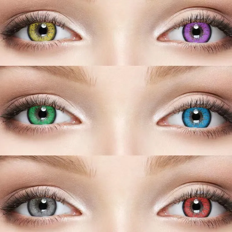 BELLA Blue Color Contact Lenses Halloween Cosplay 14.5mm