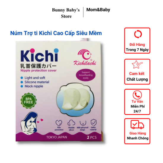 Núm trợ ti kichi cao cấp siêu mềm dụng cụ đắc lực hỗ trợ cho các mẹ đang - ảnh sản phẩm 1