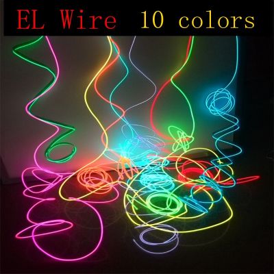 2M El Luminous Light 3V Battery Box Highlight Set Led Decoration Purple LED Strip Lighting