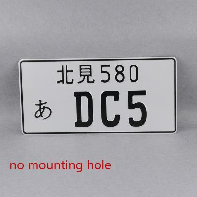 【YF】◘✠  1pcs DC5 jdm Aluminum License Plate Tag for RSX TYPE-S