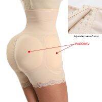 【LZ】 Shapewear cintura instrutor espartilho bunda levantador barriga controle booty elevador puxando cueca shaper hip pad acolchoado shaper