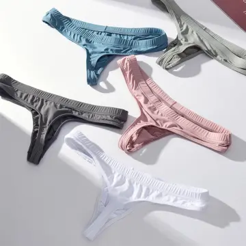 BRAVE PERSON Underwear Men's Thong Transparent Gauze Breathable