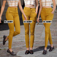 AB Skinny สีเหลืองมัสตาร์ด ของแท้ จากเพจดัง 300,000 Like กางเกง AB สกินนี่ยีนส์ ผู้หญิง