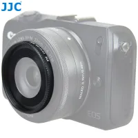 JJC สกรูโลหะ EW-43กล้องเลนส์เฉพาะที่คุลมบังแสงสำหรับ Canon EF-M 22Mm F/ 2เลนส์บน Canon EOS M200 M100 M50 M10 M6 Mark II