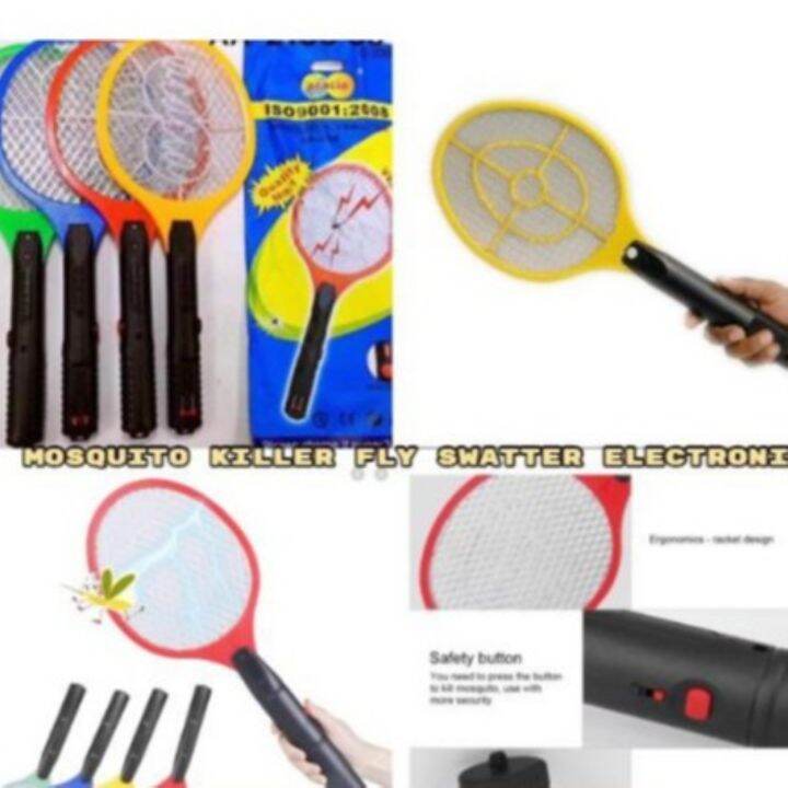 COD MINI912 Safety mesh electronic mosquito killer fly swatter Lazada PH