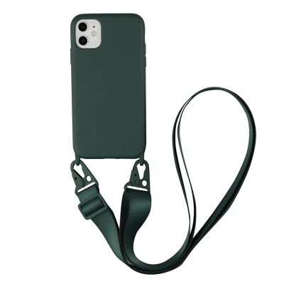 （cold noodles）   Coque De Téléphone À Lanière En Silicone Pour Samsung Galaxy S10 S20 Plus Ultra Étui Avec Sangle De Deluxet Collier Pour Iphone 12/13