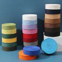 【hot】！ Hot! 5Meters 25mm Canvas Thickening Cotton Webbing Knapsack Strapping Sewing Accessories