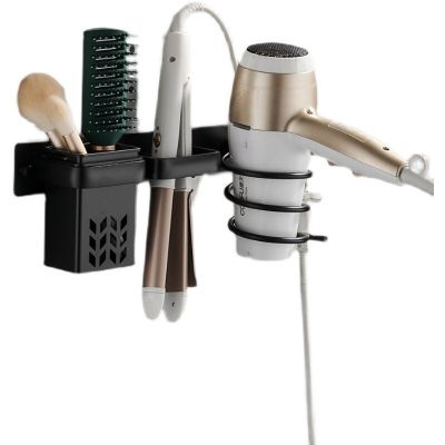 Hair Dryer Rack Toilet Washstand Bathroom Hair Salon Tool Storage Box Hair Dryer Bracket Air Duct Hanger Bathroom Rack Organizer Bathroom Counter Stor