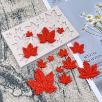 Maple Leaves Silicone Mold Sugarcraft Chocolate Cupcake Baking Mold Fondant Cake Decorating Tools Bread  Cake Cookie Accessories