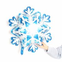 Frozen Foil Balloons Christmas Frozen Snowflake Clear Balloons BirthdayWeddingParty Decorations