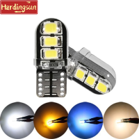 Hardingsun รถใบอนุญาตไฟ LED T10หลอดไฟ194 W5W 6SMD 2835