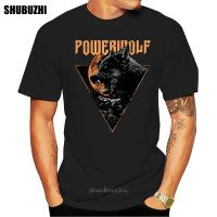 Powerwolf Fullmoon T-Shirt black O-Neck Fashion Casual High Quality Print T Shirt fashion t-shirt men cotton nd teeshirt