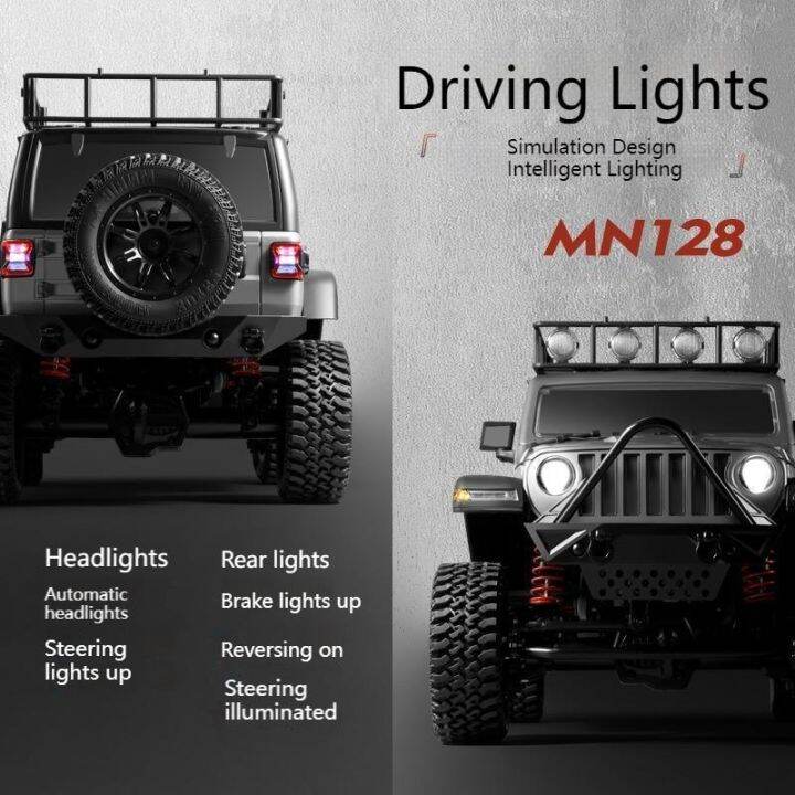 รถบังคับ-jeep-mn-128-rtr-1-12-2-4g-4wd-rc-ระบบเซอร์โว-led-rock-crawler