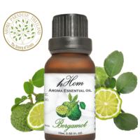 hHom น้ำมันหอมระเหย กลิ่น มะกรูด hHom Aroma Essential Oil Bergamot 15ml.