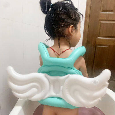 สระว่ายน้ำ Foats แหวนว่ายน้ำ Angel Wings Inflatable ของเล่นเด็กชุดว่ายน้ำหนาเสื้อชูชีพเด็กเสื้อกั๊กลอยตัวของเล่นน้ำ