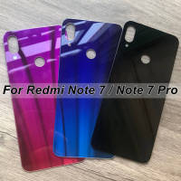 Foxfix กระจกใสสำหรับ Redmi Note 7 Pro ฝาหลังปิดโทรศัพท์ด้านหลังหน้าจอโทรศัพท์ตัวเรือนด้านหลังพร้อมอะไหล่กล้องถ่ายรูป