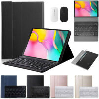 สำหรับ Samsung Galaxy Tab S7 11.0 SM-T870 SM-T875 Tab S8 11.0 SM-X700 SM-X706 Tab S7 + 12.4 SM-T970 SM-T975 Tab S7 FE 12.4 SM-T730 SM-T736B Tab S8 + 12.4 SM-X800 SM-X806บลูทูธคีย์บอร์ดแม่เหล็กกรณี PU ฝาครอบหนัง