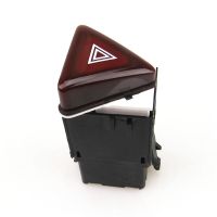 READXT Dark Red Hazard Warning Flash Switch Button Emergency Switch For GOLF 5 MK5 RAIT 18G 953 509 18G953509