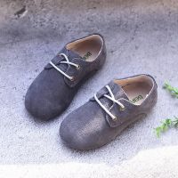 Real Leather Children shoes Suede kids Oxfords shoes Boys Loafers shoes Kids Sneakers Children casual shoes