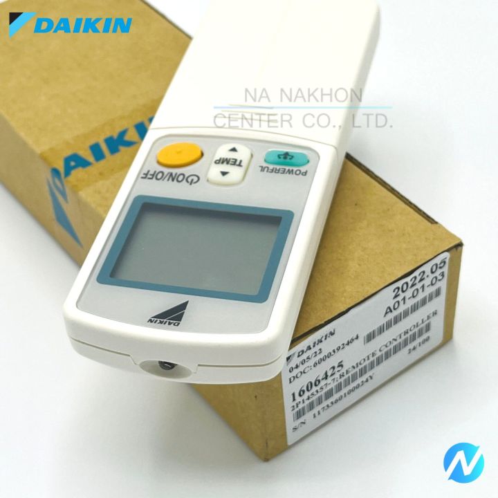 รีโมทแอร์-รีโมทคอนโทรล-อะไหล่แอร์-อะไหล่แท้-daikin-รุ่น-1606425-160642j