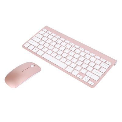 2.4Ghz Ultra-Thin Wireless Keyboard and Mouse Combo with USB Receiver Mouse Keyboard Set for PC WindowsXP/7/8/10