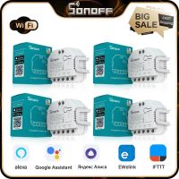 ◇✟ SONOFF DUALR3 Wifi Smart Switch DIY MINI Smart Switch 2 Gang Dual Relay Module การวัดพลังงานการควบคุมบ้านอัจฉริยะผ่าน EWeLink