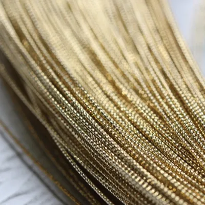 4 Meters (13.12 Feet) Half Hard Solid Raw Brass Textured Wrapping Wire