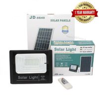 สปอร์ตไลท์ โซล่าเซลล์ Spot Light Solar LED ไฟขาว JD 25W 60W 100W 200W 500W แสงขาว Floodlight