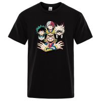 Anime My Hero Academy Tshirt Mens Clothing Shirt 2022 Shin Street Loose Tshirt Gildan