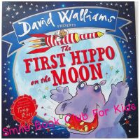 [In Stock] David Walliams presents The First Hippo on the Moon (หนังสือนิทานภาษาอังกฤษ นำเข้าจากอังกฤษ ของแท้ไม่ใช่ของก๊อปจีน English Childrens Book / Genuine UK Import / NOT FAKE COPY)