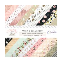 【Green leaf brown forest】 Creative Path 6 Quot; X6นิ้ว Scrapbooking Pattern Craft Designer กระดาษตกแต่งคริสต์มาสออกแบบพื้นหลัง Origami Pack Acid ฟรี