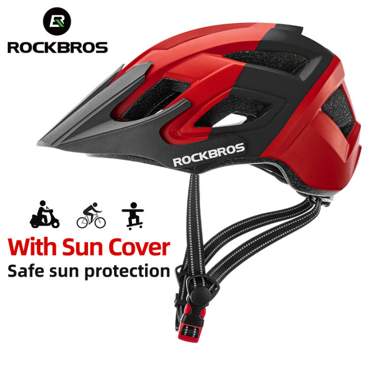 ROCKBROS Bike Helmet Men Women Breathable Shockproof MTB Road