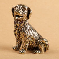 ss Dog Figurines Small Dog House Ornament Animal Figurines Gift Retro Statues et Sculptures Home Accessories