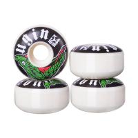 UGIN 4 Pack Skateboard Wheels High Resilience Skateboard Wheels 52 X 32mm 100A PU Double Rocker