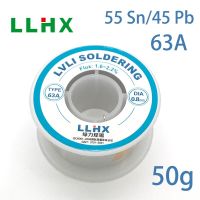 LLHX Solder Wire 50g 63A 55% Tin For Soldering 0.6/0.8/1.0/1.2/1.5/2.0/2.3mm Welding Wire Flux-core Solder Rosin Core Soldering