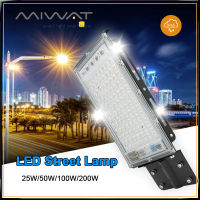 Miพัฒน์ไฟถนน25W 50W 100W 200W ไฟฟลัดไลท์ LED กลางแจ้งโคมไฟผนังกันน้ำ220V ไฟถนนสำหรับสวนสำหรับประเทศบ้าน