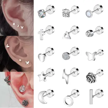 Lady Earlobe Ear Cuff Clip on Earrings Without Piercing Auricle Jewelry -  Walmart.com