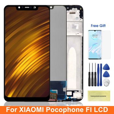 Pocophone F1 Xiaomi หน้าจอ Lcd สำหรับ F1 Pocophone ประกอบดิจิไทเซอร์หน้าจอสัมผัสสำหรับ Xiaomi Pocophone F1 Lcd