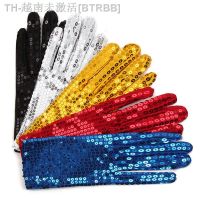 【hot】™✸  Michael Jackson Gloves Fashion Performance Short Color Shinning Mittens