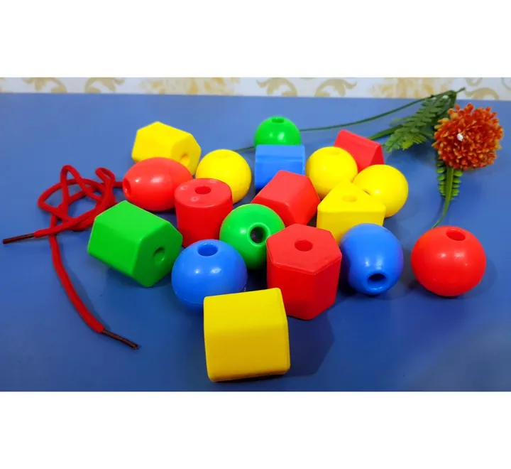 Big Jumbo Colorful Lacing Beads 