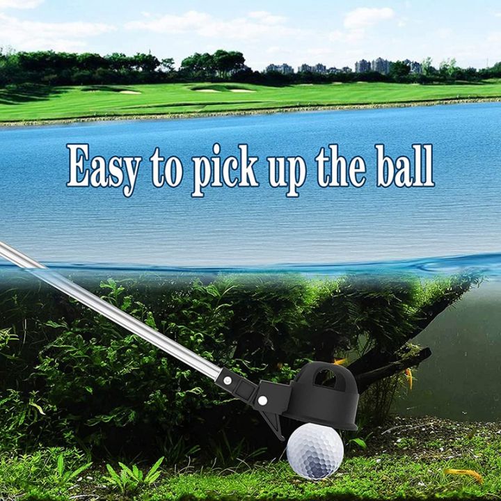 ลูกกอล์ฟ-retriever-สีดำ304สแตนเลสยืดลูกกอล์ฟ-retriever-อุปกรณ์กอล์ฟ-ของขวัญกอล์ฟสำหรับผู้ชาย