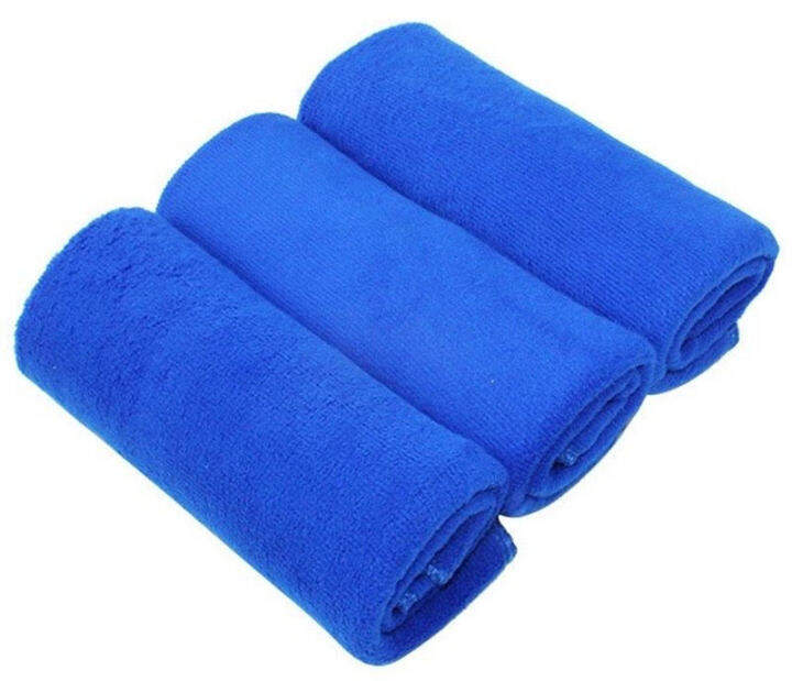 ผ้าไมโครไฟเบอร์-ผ้าเช็ดรถ-microfiber-cloth-35-35-cm