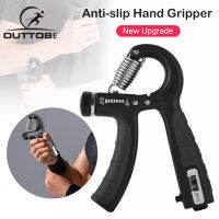 Outtobe  hand grip มือจับปรับความต้านทานได้, เครื่องนับอัตโนมัติมือจับไม่ลื่นอุปกรณ์ออกกำลังกายนิ้วมือที่ข้อมือแล