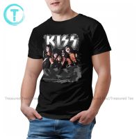 Kiss Band T Shirt Man Cute Cotton Print Tee Shirt Short Sleeve Basic T-Shirt Oversize