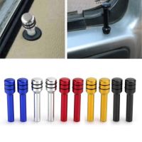 ☊❣ Automobile SUV Truck Car Door Lock Knobs Universal Aluminum Alloy Interior Pull Pins Cover Personality Durable Parts 2x