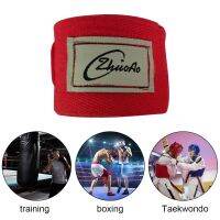 Boxing Bandages Cotton Kick Hand Wraps Sweat-absorbing Gym Sports Training Bandages 5m White