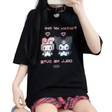 2023 Hello Kitty Summer New Girl Kuromi 3D Printing T-shirts