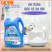 Nước rửa chén Ez Clean Không Màu 4 kg Hương Muối Biển